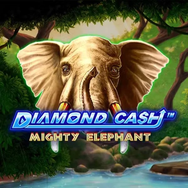 Diamond Cash Mighty Elephant online game logo by Greentube on casinositescanada.it.com
